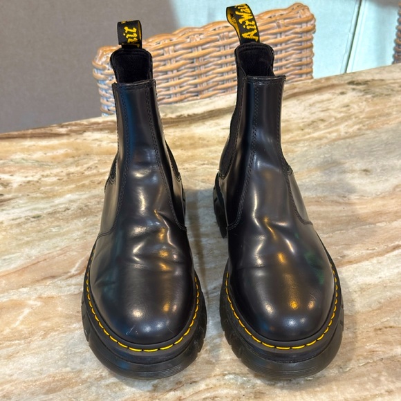 Men’s DR MARTENS Rickard polished smooth black leather Chelsea boots- Size 10 - Picture 7 of 11